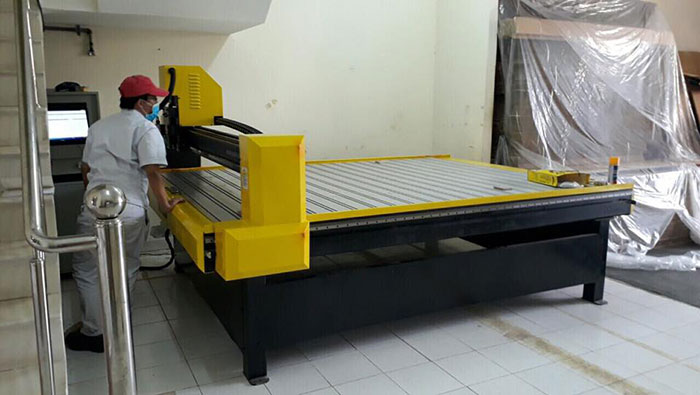 Máy Cắt CNC Jieke 1825 được lắp đặt tại Khu công nghiệp Việt Nam Singapore Bình Dương